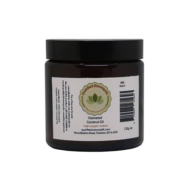 Ozonated Coconut Oil (Organic, Cold Pressed) - 120g (3.3 fl