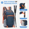 SUIKIHUM Hiking Daypack Packable, Camping Backpack Water Resistant Lightweight Polyester