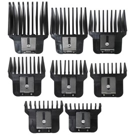 XSPANDER Updated 1/32" - 11/4" Hair Clipper Guards Set for Babylixx FX787G, FX787BN, FX787RG, FX787S, FX787GDB, FX726, FX797 Series, 8PC/Set