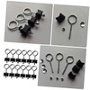Mikinona 12 Sets Trampoline Fixing Screws Galvanized Steel Replacement Parts