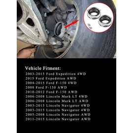 600-105 Pair 4-Wheel Drive 4WD Hub Locking Actuator Compatible with for-d Expedition F-150 Lincoln Mark LT Navigator Replacement# 7L1Z3C247A 600-405