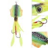 Fishing UV Squid Soft Lure Luminous Octopus Wobbler Bait Squid