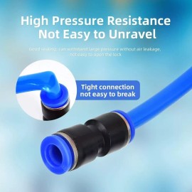ALAHUGYEF 60Pcs Quick Connect Air Hose Fittings Pneumatic Push to Connect Fittings Kit 5