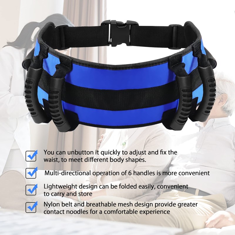 [Punching] Transfer Gear Belt, Running Belt with 6 Handle Belt,