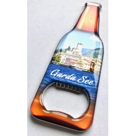 Gardasee Italy Souvenir Garda Lake Magnet Bottle Opener Decoration Magnetic Bottle Opener Garda Lake Travel Keepsake