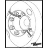 TireMinder Braided Steel Valve Extender Kit for 22 Inch Aluminum