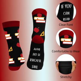 nuozodki Teacher Christmas Gifts,Stocking Stuffers,Teacher Gifts for Women,Christmas Gifts for Teachers,Teacher Appreciation Gifts,Teacher Socks for Women