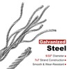 Batting Cage Cable Kit for 35FT Nets, Batting Cage Netting