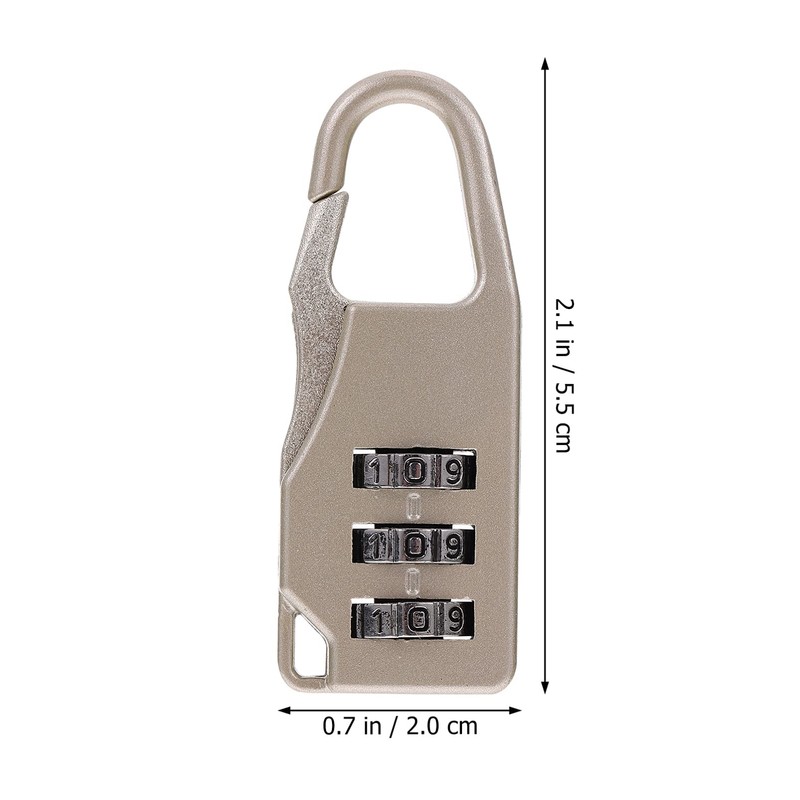 EXCEART 4 Digit Lock Mini Locks 6pcs 3 Digit Lock