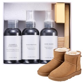 Toney Outdoors Shoe Cleaner Kit,Suede & Nubuck Cleaning Kit with Shoe Cleaner,Shoe Protector,Shoe Brush & Suede Eraser,Shoe Care Kit for Suede Shoes,Nubuck,Leather,Uggs,Sheepskin