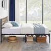 VECELO Full Size Platform Bed Frame with Wood Headboard, Strong