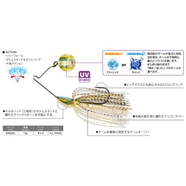 Yo-Zuri 3DB Knuckle Bait Sinking Lure, Gizzard Shad