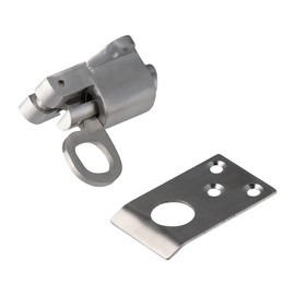 Urjumpea Door Latch Lock Stainless Steel Security Pull Ring Spring Automatic Bounce Door Bolt Gate Latch for Window Shed Gate Toilet Bedroom