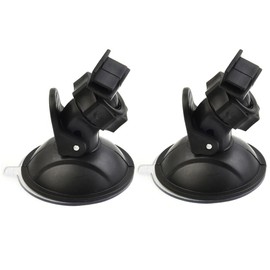 2 pcs Dashcam Suction Cup Mount for Car, Universal Windshield Holder Compatible with Navman Dash Cameras and Most Vehicle Cameras, Adjustable 360° Anti Shake Secure Mount.