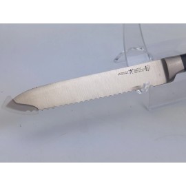 J.A. HENCKELS INTERNATIONAL Henckels Forged ELITE 5" SERRATED UTILITY Knife (13860-130) w/ GERMAN Steel NEW!