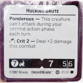 Wizards of the Coast HULKING BRUTE (C) Dreamblade Miniatures Anvilborn 45/60 WotC