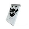 100 day Retirement Count Down 5.75"x3.75" Black and White Tear