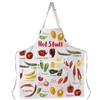 JXGZSO Hot Stuff Chili Pepper Apron Cooking Chef Apron with