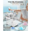 Commercial Electric Shaved Ice Maker 661Lbs H Manual Operation For
