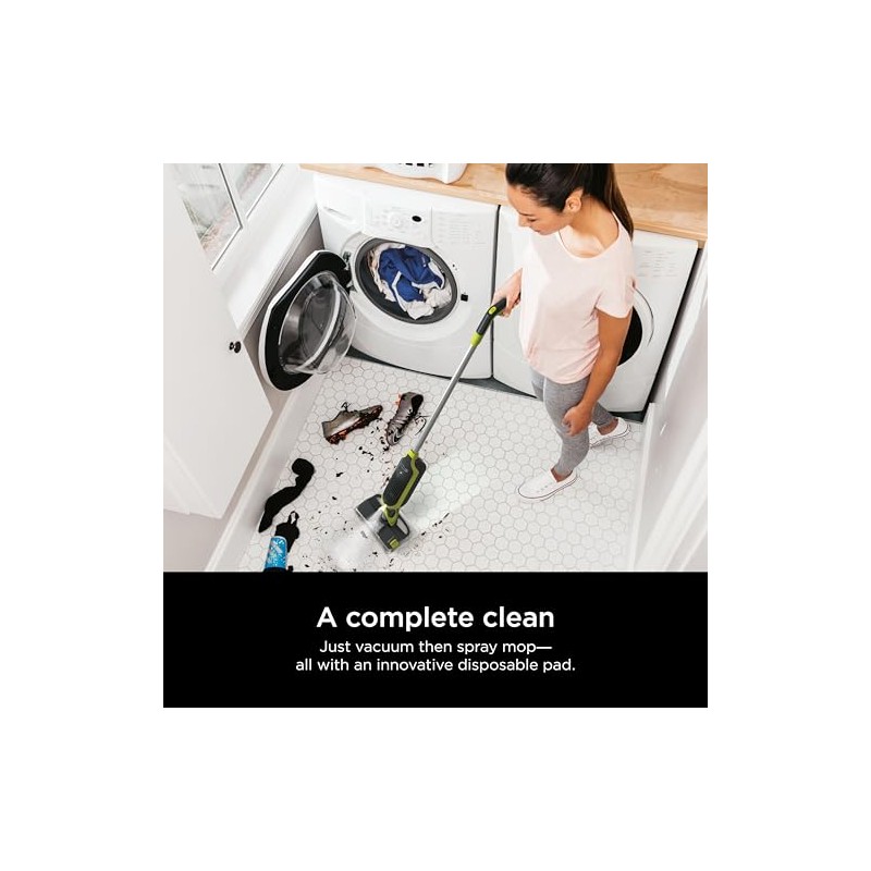 Shark VACMOP Cordless Hard Floor Vacuum Mop Includes 2 Disposable