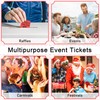 ESSENTIAL 500 Double Roll Raffle Tickets, 50/50 Raffle Cards, Entry