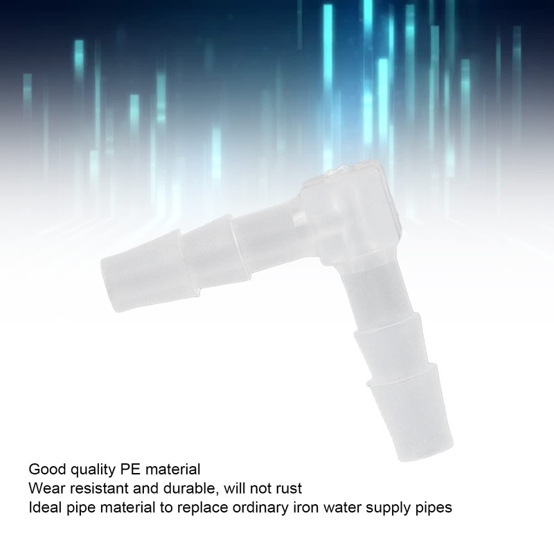 10Pcs Elbow Hose Barb Plastic Fitting Elbow Hose Barb Plastic
