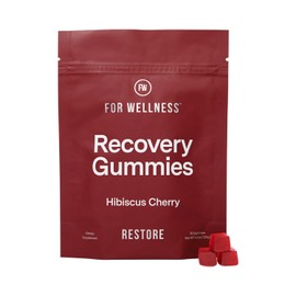 For Wellness Recovery Gummies Restore | Tart Cherry Energy Gummy Supplements with Electrolytes to Combat Soreness Naturally, Support Muscle & Post-Workout Performance | Vegan, Non-GMO, 30 Count