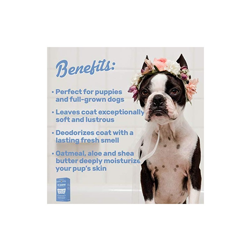 OLIVERS CHOICE- Champú para Perros con Avena y Aloe Vera.