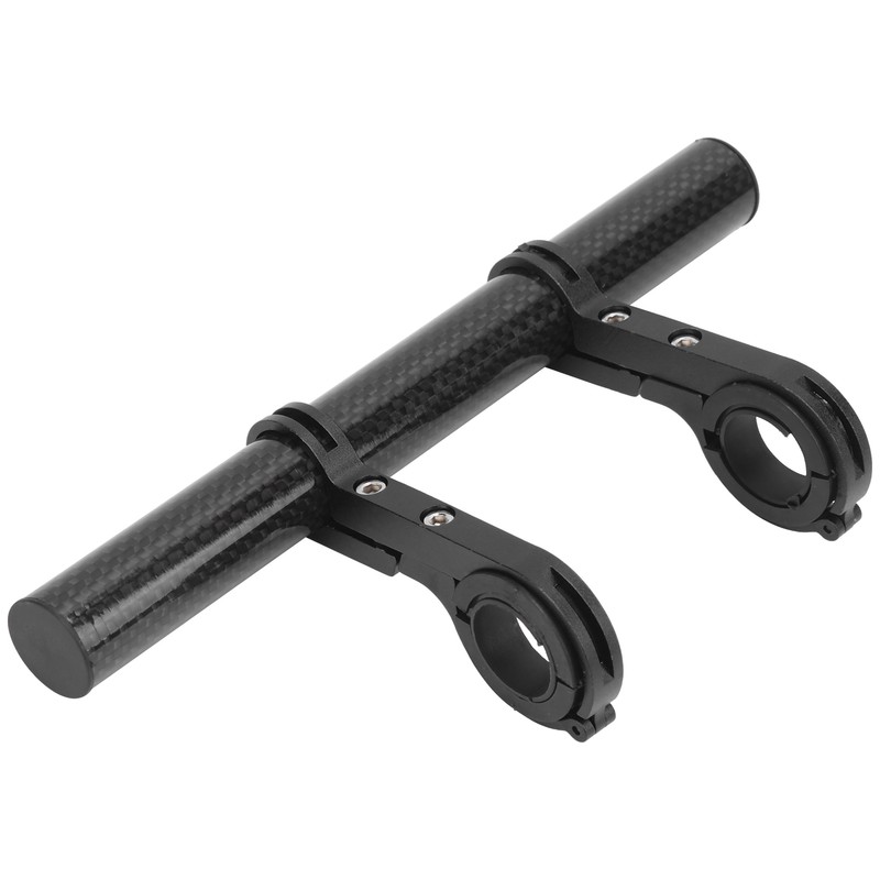 20CM Carbon Tube Bicycle Handlebar Extender Bracket Mount Bike Headlight