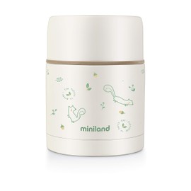 Miniland 89347 Nature Food Thermos Chip, Beige