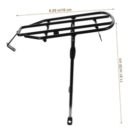 Generic Bike Rear Cushion Rack Durable Backseat Pad for Electric Bicycle Thickened Shelf for Cargo Use Metal Material Convenient Design for Easy Installation