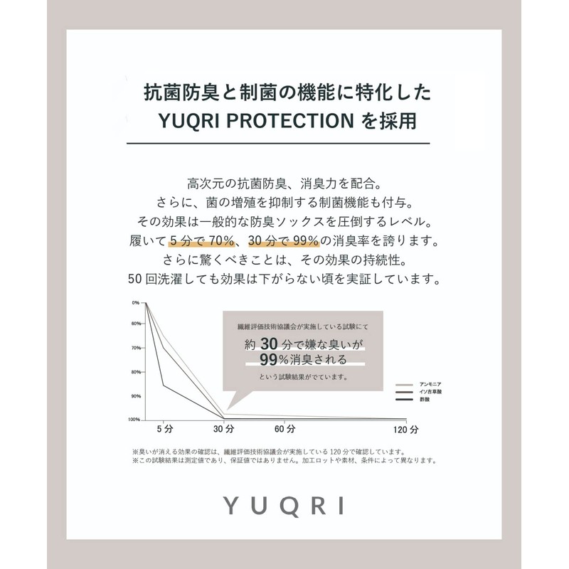 YUQRI Attach Broad Rib Antibacterial Deodorizing Antibacterial Antibacterial Antibacterial Socks