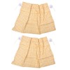 2Pcs Grid Design Anti Ultraviolet Car Curtain Side Car Window