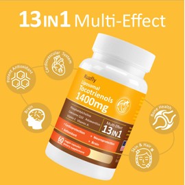 KUAFLY Tocotrienols Vitamin E 1400mg 60 Capsules