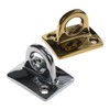 SOURCEONE.ORG Rope Stanchion Wall Plate in Gold or Silver Finish