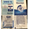 Mucinex 12 HR Chest Congestion Expectorant -24 Single Dose Travel