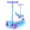 TONBUX Kids Scooter for Ages 3-5, Toddler Scooter with Light-Up