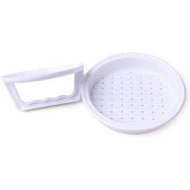 Healeved Molde para Hamburguesa de Plástico 6 Unidades Prensa para Carne y Almacenamiento Sencillo Adecuado para Preparar Comidas en Casa