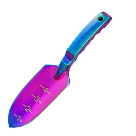 Garden Shovel - Gardening Hand Tool, Heavy Duty Garden Trowel, High Strength Alloy Steel for Soil Digging Planting Weeding, Solid Metal Handle, Colorful