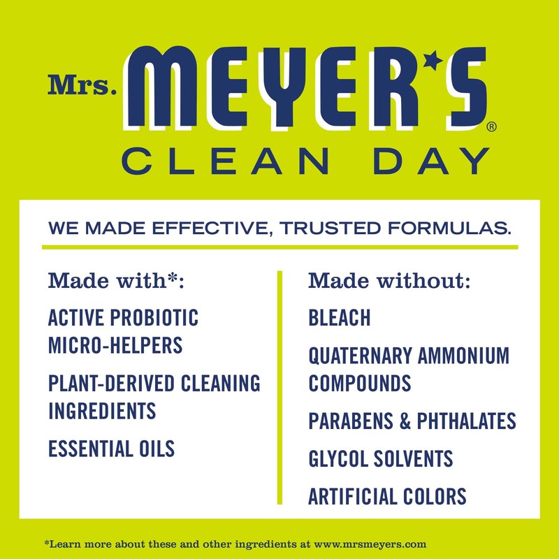 MRS. MEYER'S CLEAN DAY Probiotic Multi-Surface Spray, Made With Essential
