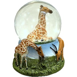 Giraffe and Friends Snow Globe - 65mm