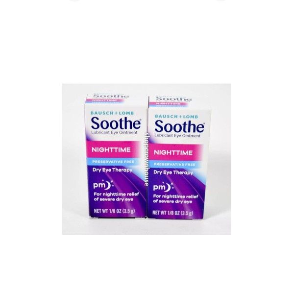Bausch + Lomb 2X Bausch & Lomb Soothe Nighttime Lubricant