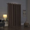 Sun Zero Brooks Burlap Weave Thermal Extreme 100% Blackout Grommet