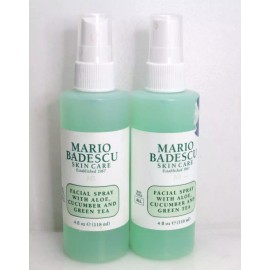 MARIO BADESCU FACIAL SPRAY WITH ALOE, CUCUMBER AND GREEN TEA 4 OZ - LOT OF 2
