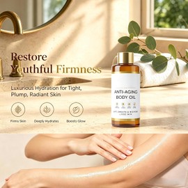 Anti-Aging Body Oil for Skin Tightening, Lightweight, Non-Greasy (1 Pcs)