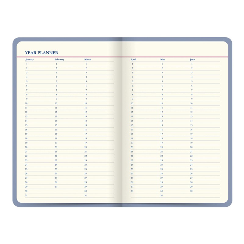 Letts Icon Book Perpetual Diary, Cream Paper, 384 Pages, 7.625
