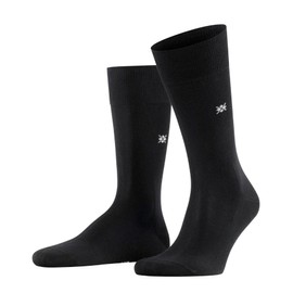 Burlington Dublin M SO Men's Socks Cotton Plain 1 Pair, Black (Black 3000) New - Environmentally Friendly, 40-46, Black (Black 3000) environmentally friendly
