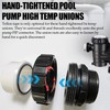 TonGass (2-Pack) 2" MIP x 2.37" PVC Hi-Temp Unions Compatible