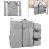 MultiFunctional Baby Bed Hanging Storage Bag Baby Crib Bedside Diaper