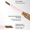 Okerker Brown Dual-Ended Eyebrow Pencil - Waterproof, Smudge-Proof Brow Liner